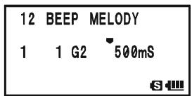 YAESU VX-8DR - PROGRAMMING THE USER MELODY - 5