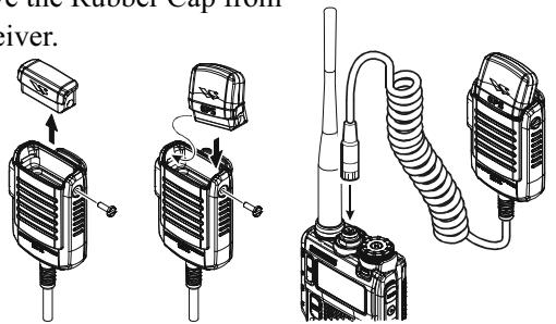 YAESU VX-8DR - Using the MH-74A7A Waterproof Speaker/Microphone - 1