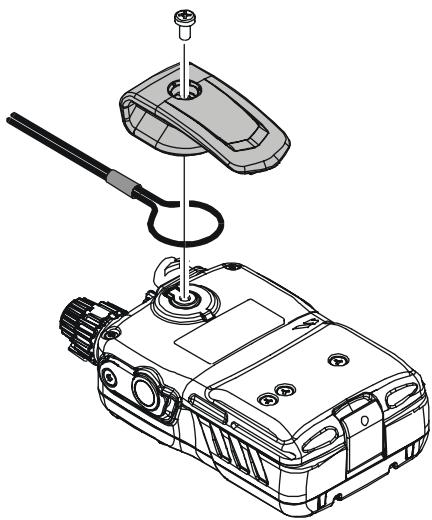 YAESU VX6E - BELT CLIP & HAND STRAP INSTALLATION - 1