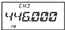 YAESU VX6E - HOME CHANNEL MEMORY - 1