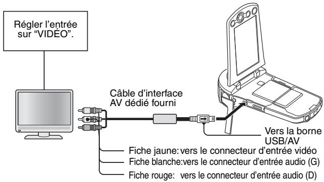SANYO CS1 - Connexion à une entrée vidéo - 1