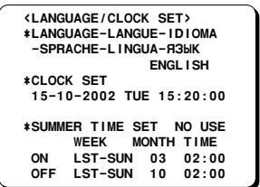 SANYO TLS-9924P - Automatic Summer Time Adjustment - 1