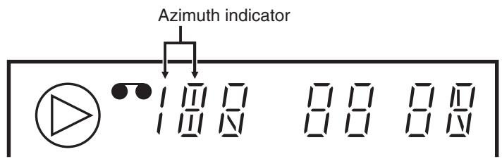 SANYO TLS-9924P - Switching heads combination and azimuth display - 2