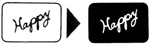 SANYO VM-D6P - MEMORIZED PICTURE CAN BE REVERSED (NEGATIVE) - 1