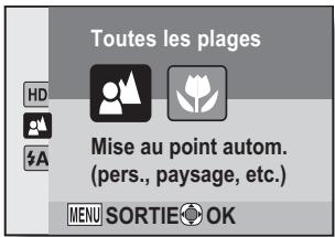 SANYO XACTI CA9 - Sélection du réglage de mise au point - 1