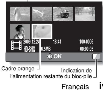 SANYO XACTI CG10 - Sélectionnez l'image à. - 2