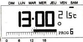 RONDY EURO-THERMOSTAT - Affichage/modification des programmes - 8