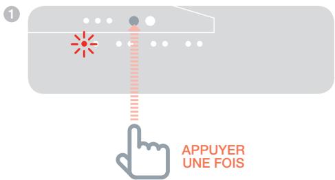 HONEYWELL EVOHOME - Procedure de liaison à deux étapes. (Le témoin clignote ROUGE) - 1