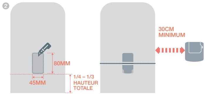 HONEYWELL EVOHOME - Pour installer la sonde de température applique CS92 - 1
