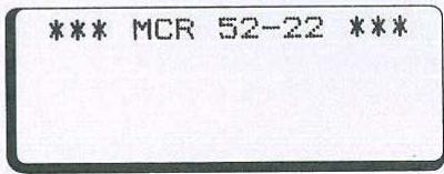 HONEYWELL MCR 52 - Mise à l'heure - 1