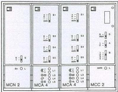 HONEYWELL MCR 52 - Réglage sur les modules - 5