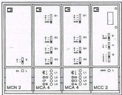 HONEYWELL MCR 52 - Réglage sur les modules - 3