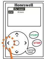 HONEYWELL NXL HVAC - START-UP WIZARD / =Push the button / Taste drucken / Appuyez sur le bouton INSTALLATIONSASSISTENT / - 8