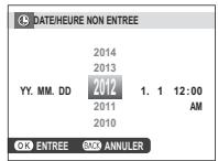 FUJI APPAREIL PHOTO A OBJECTIF INTERCHANGEABLE X-E1 NOIR 18-55MM - Reglez la date et l'heure. - 1