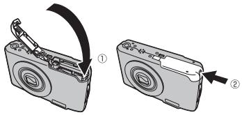 FUJI FINEPIX JX680 - Insérez la carte mémoire. - 3