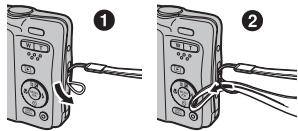 FUJI FINEPIX JX680 - Fixation de la dragonne - 1