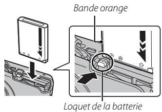 FUJI FINEPIX JX680 - Insérez la batterie. - 1