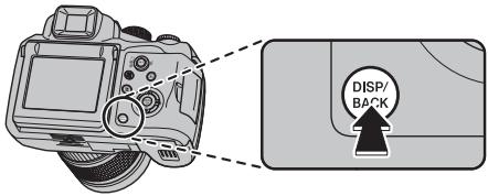 FUJI FINEPIX S1OO FS - Sélection de l'affichage à l'écran - 1