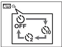 FUJI FINEPIX S1OO FS - Réglage du retardateur - 2