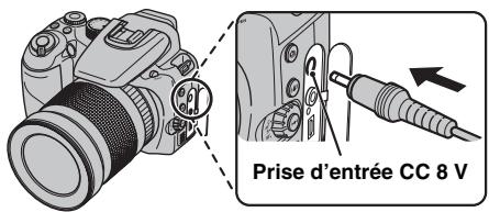 FUJI FINEPIX S1OO FS - Utilisation de l'adaptateur secteur (vendu séparément) - 1