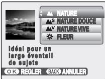 FUJI FINEPIX S1OO FS - ■ Sélection du réglage de position de scène - 1