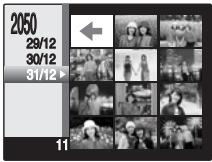 FUJI FINEPIX S1OO FS - Sélection de la date - 1