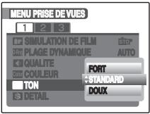 FUJI FINEPIX S1OO FS - Modes de prise de vues disponibles : tous sauf AUTO , SP1 , SP2 - 1