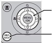 FUJI FINEPIX S1OO FS - Touches de direction (▲▼◇) - 1