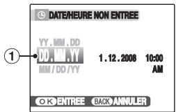 FUJI FINEPIX S1OO FS - Changez le format de la date. - 1