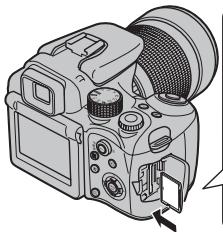 FUJI FINEPIX S1OO FS - Insérez une Carte mémoire. - 1
