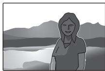 FUJI FINEPIX S8400 - Choix d'une valeur de compensation de l'exposition - 1