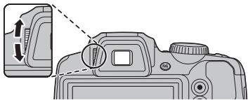 FUJI FINEPIX S8400 - Commande d'ajustement dioptrique - 1