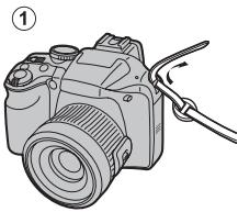 FUJI FINEPIX SL300 - Fixation de la dragonne - 1