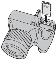 FUJI FINEPIX SL300 - Insérez la carte mémoire. - 1