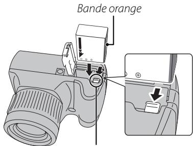 FUJI FINEPIX SL300 - Insérez la batterie. - 1