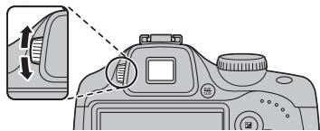 FUJI FINEPIX SL300 - Commande d'ajustement dioptrique - 1