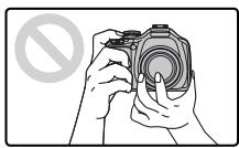 FUJI FINEPIX SL300 - Comment tenir l'appareil photo - 2