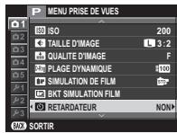 FUJI X-E1 - Utilisation du retardateur - 2