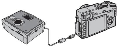 FUJI X-E1 - Raccordement de l'appareil photo - 1