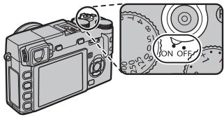 FUJI X-E1 - Allumer et étéindre l'appareil photo - 1