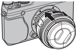 FUJI X-E1 - Installez I'objectif. - 1