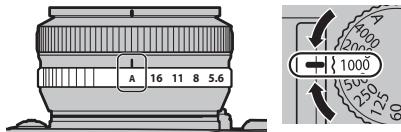 FUJI X-E1 - AE avec priorité à la vitesse (S) - 1