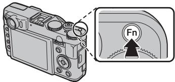 FUJI X20 - Sélection du contrôle de la touche Fn - 1