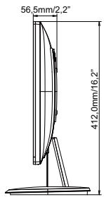IIYAMA PROLITE E2483HS-B1 - DIMENSIONS : ProLite X2483HSU / ProLite E2483HS - 2