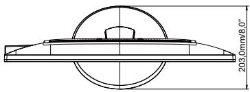 IIYAMA PROLITE E2483HS-B1 - DIMENSIONS : ProLite X2483HSU / ProLite E2483HS - 3