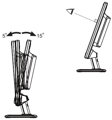 IIYAMA PROLITE X2377HS-GB1 - Réglage de l'angle de VISION - 1