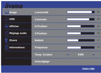 IIYAMA PROLITE X2377HS-GB1 - Utilisation du moniteur - 1