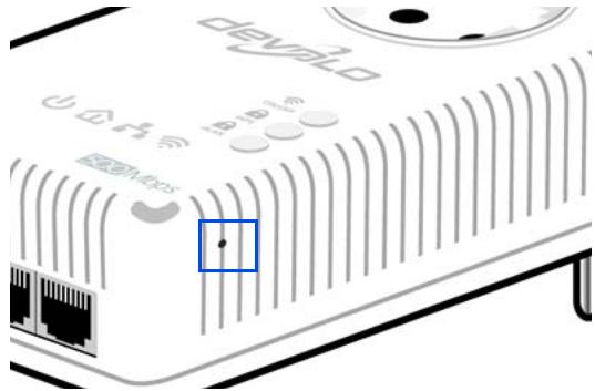 DEVOLO DLAN 500 AV - Réinitialisation - 1