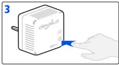 DEVOLO KIT CPL WIFI 500 - Cryptage dans un nouveau réseau dLAN avec un dLAN 500 WiFi et un dLAN 500 duo - 3