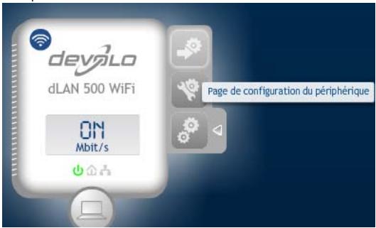 DEVOLO KIT CPL WIFI 500 - Ouvrir l'interface de configuration incorporee - 2